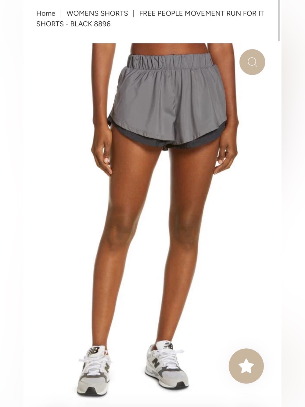 Free People Run for it Shorts